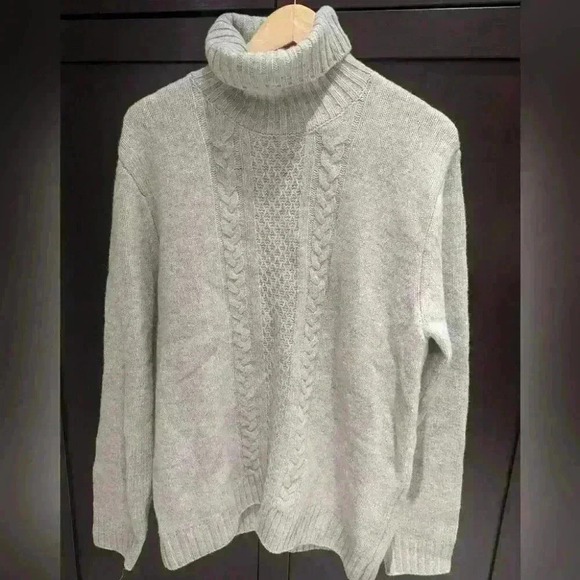 Strellson Mens Turtleneck Sweater Gray  Merino Wool Size XL great conditi… - Picture 1 of 6